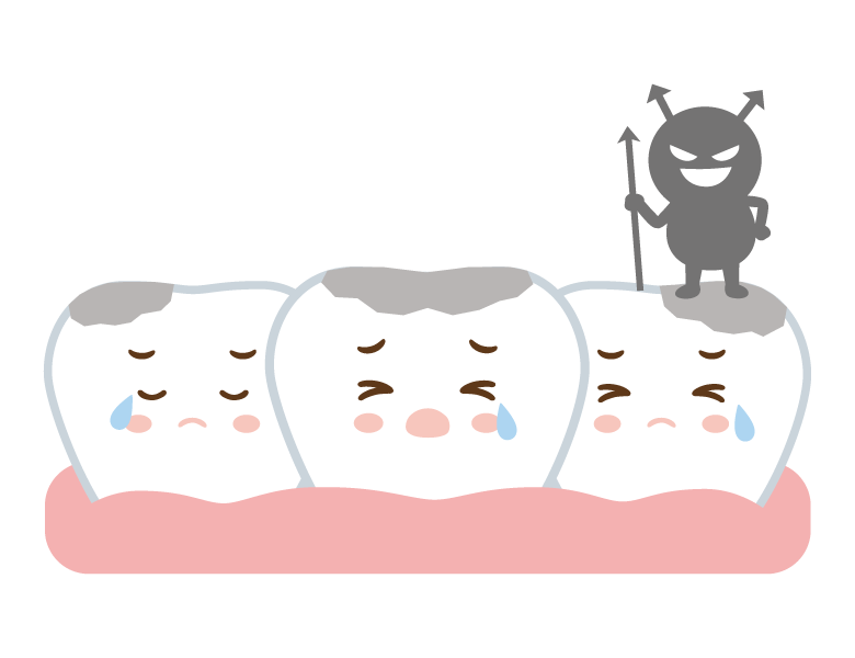むし歯はどのように進行する